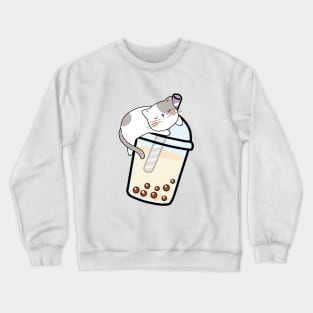 Boba Cat! Crewneck Sweatshirt